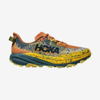 ZAPATILLA TRAIL HOKA SPEEDGOAT 6 AMARILLA NARANJA HOMBRE
