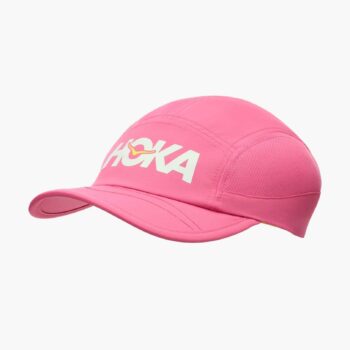 GORRA PARA CORRER HOKA ROSA